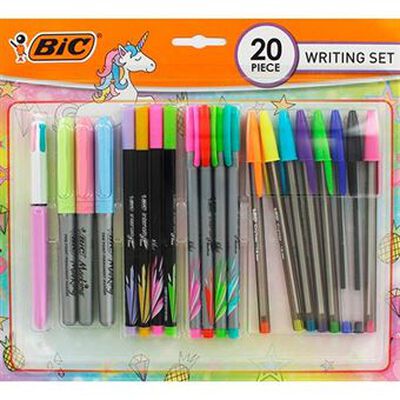 Set escritura Bic 20u pastel