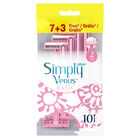 Máquina de depilar desechable venus Gillette 7+3 unidades simply