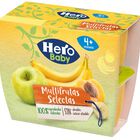 Tarro Hero baby multifruta desde 4meses pack 4 100g