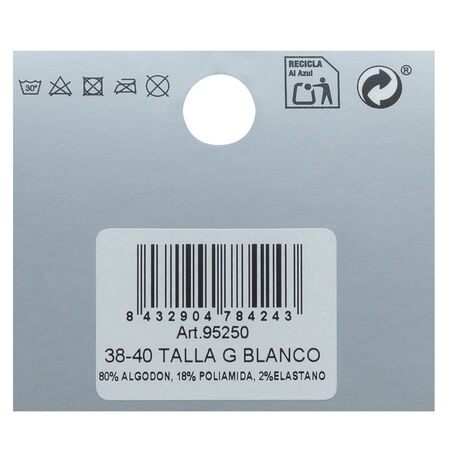 Salvapies señora blanco talla grande