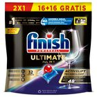 Detergente lavavajillas en pastillas Finish 16+16 unidades Ultimate