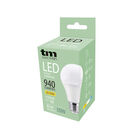 Bombilla Led esf&eacute;rica e27 pl&aacute;stico TM a60 10W c&aacute;lida
