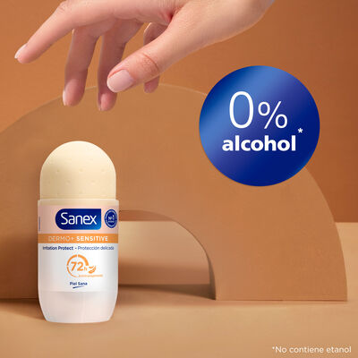 Desodorante Roll-On Sanex Dermo+ Sensitive 72-Horas Antitranspirante 50  ml