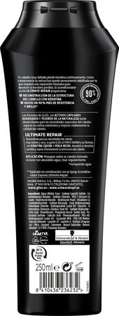 Champú Gliss 250 ml Keratina