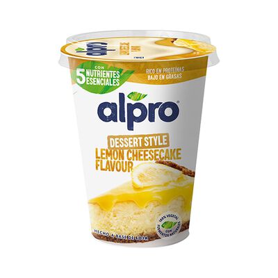 Postre Alpro Danone estilo dessert lemon cheesecake con 400g