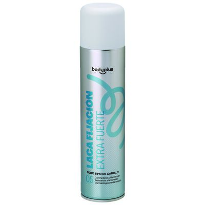 Laca fijadora Bodyplus 400ml extra fuerte