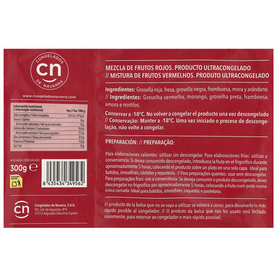 Frutos Rojos congelados de Congelados de Navarra 300g