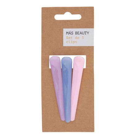 Clips Mas Beauty 3 uds