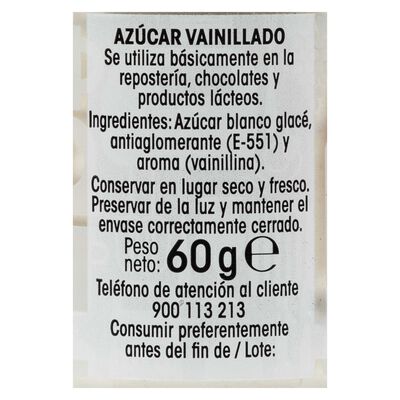 Az&uacute;car vainillado Alipende 60g