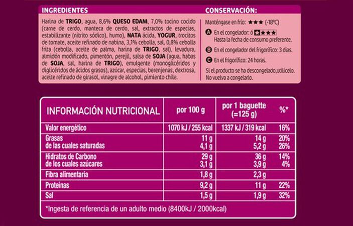 Pannini Dr.Oetker 250g bacon