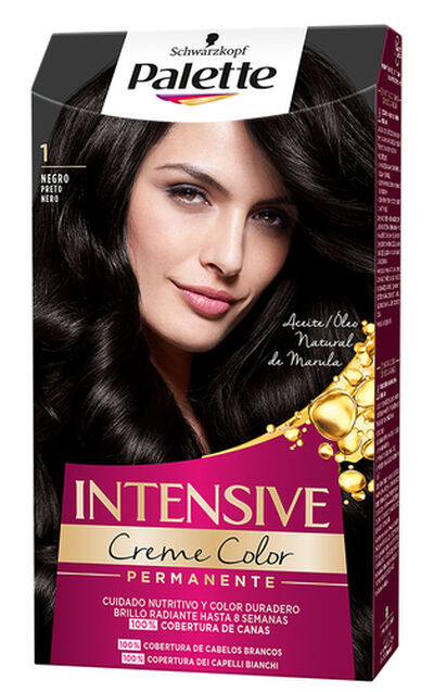 Tinte de cabello Schwarzkopf Palette n&ordm; 1  negro
