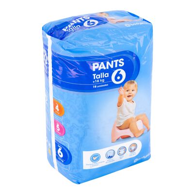 Pants de incontinencia Bodyplus 18 uds talla 6