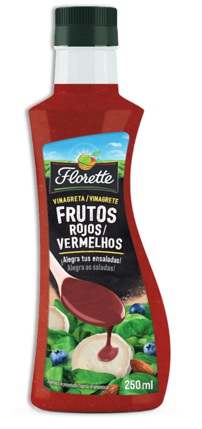 Salsa vinagreta de frutos rojos Florette 250ml