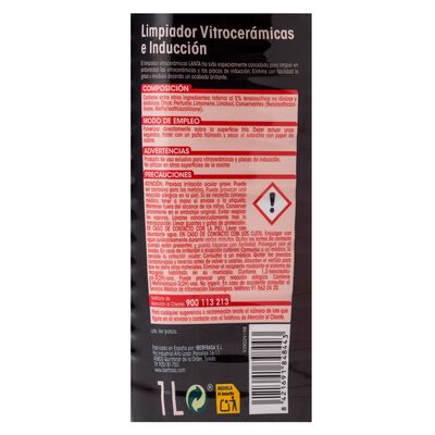 Limpiador vitroceramica induccion Lanta 1l pistola