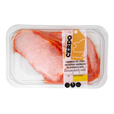 Fiambre de lomo adobado Alipende 300g aproximadamente