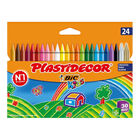 Ceras Plastidecor Bic 24 Unidades Colores