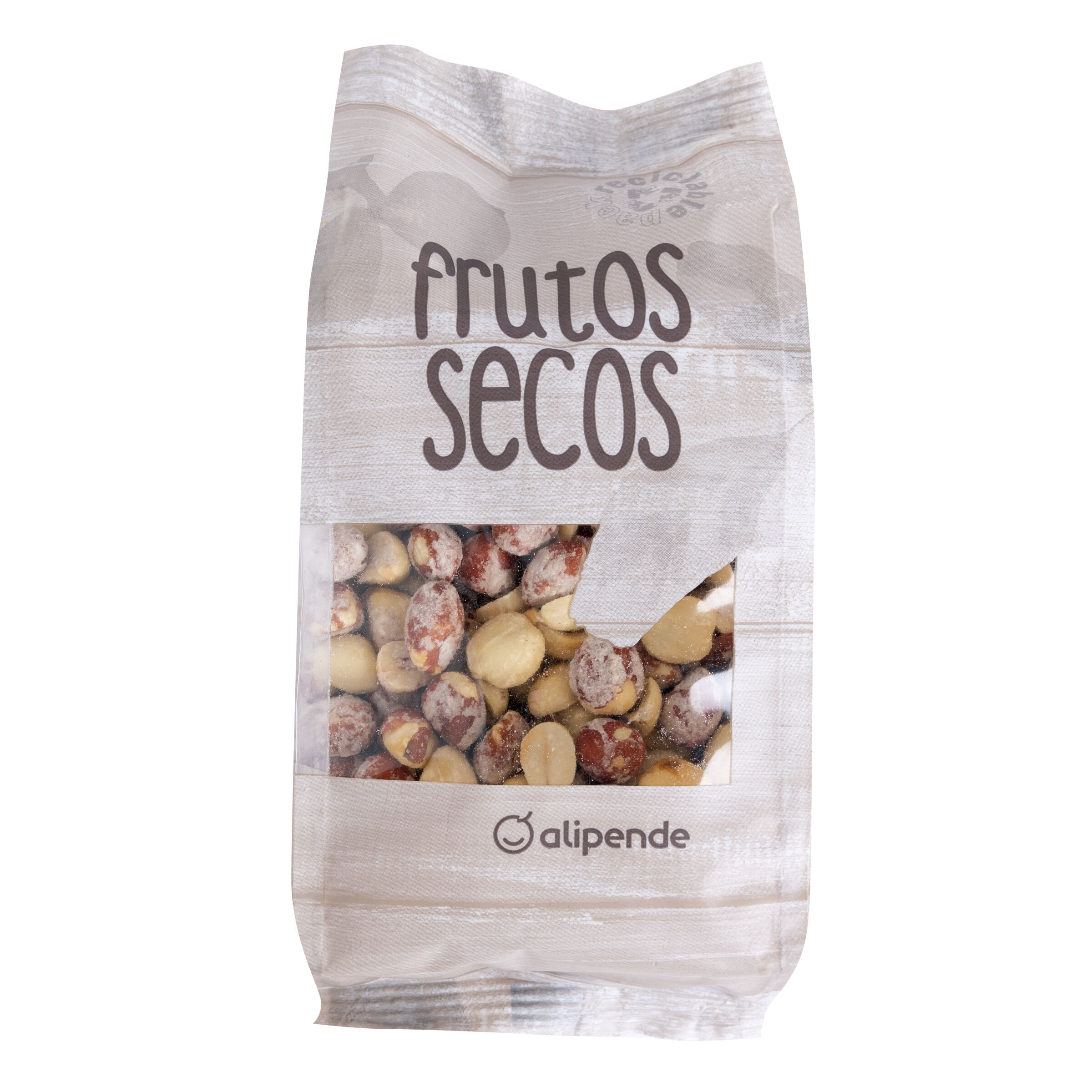 Cacahuete piel tostado con sal Alipende 200g
