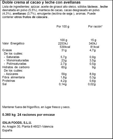 Crema de cacao chocomix Nocilla 360g