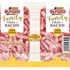Bacon tiras sin lactosa 2x100g Elpozo Family