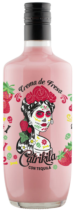 Licor Crema Fresa con tequila Brisamar 70cl