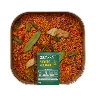 Arroz con verduras Socarraet 280g