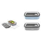 Fiambrera de plástico y acero thermosport rectangular 700ml