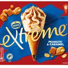 Helado cono extreme con sabor a peanuts y caramel 6 unidades