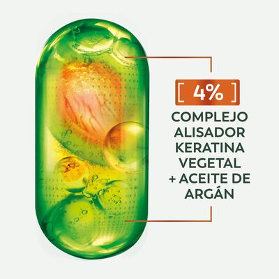 Mascarilla capilar Fructis 370 ml Nº3 Liso keratina