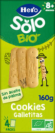 Galletitas cookies HERO SOLO BIO, caja 160 g