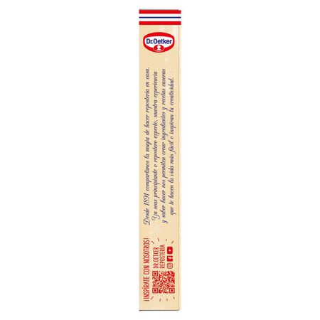 Letras y números para repostería Dr Oetker 60g chocolate