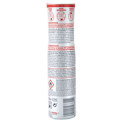 Desodorante en spray Byly 200ml extrem protect antimanchas