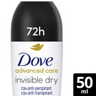 Desodorante en roll-on 0% Dove 50ml Invisible