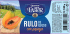 Queso rulo El Pastor 100 gr con Papaya