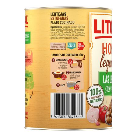 Lentejas de la abuela Litoral 425g