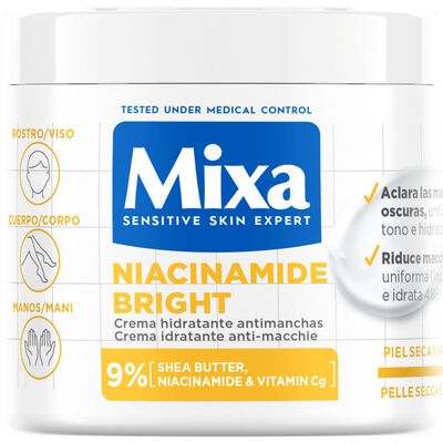 Crema corporal hidratante antimanchas Mixa 400ml