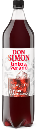 Tinto de verano sin alcohol cl&aacute;sico Don Sim&oacute;n 1,5l