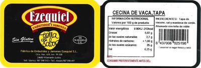 Cecina Ezequiel al corte
