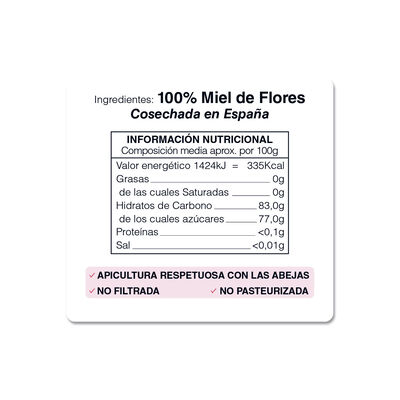 Miel de flores La Obrera 500g