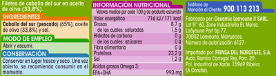 Filete de caballa del sur Alipende 78g en aceite oliva