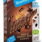 Barritas de cereales con chocolate negro sin az&uacute;cares a&ntilde;adidos Bicentury 102g