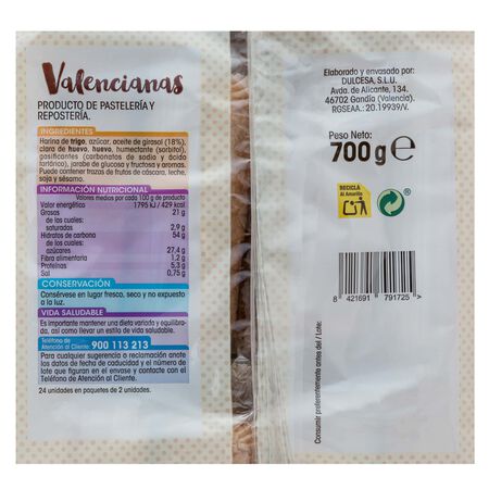 Valencianas Alipende 700g