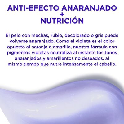 Mascarilla capilar reconstructora Elvive 250ml violeta