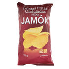 Patatas fritas onduladas jam&oacute;n Alipende 150g