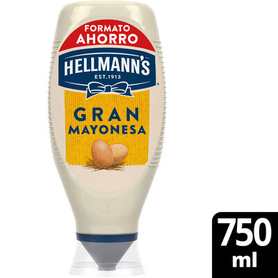 Mayonesa formato ahorro Hellmann´s 750ml