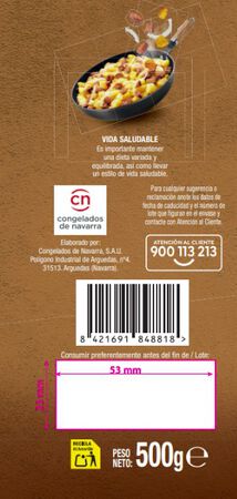 Salteado Alipende 500g monta&ntilde;&eacute;s