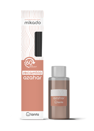 Ambientador tipo mikado recambio Lanta 50ml azahar