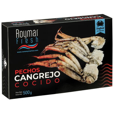 Pecho Cangrejo Cocido Roymar Fresh 500g