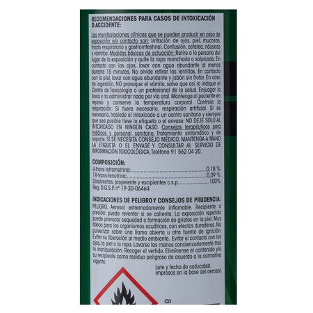 Insecticida concentrado Lanta spray 520ml hogar
