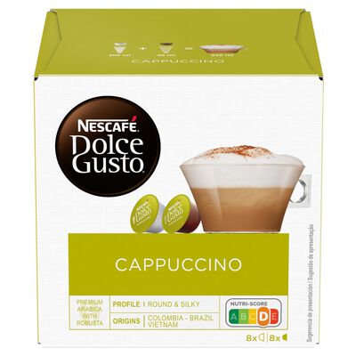 Caf&eacute; capuccino nescaf&eacute; Dolce Gusto 8 c&aacute;psulas