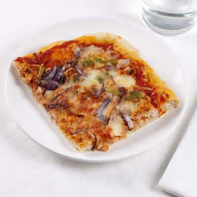 Porción pizza pollo